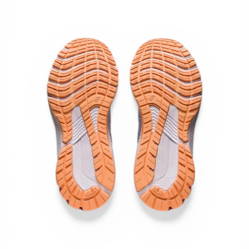 ASICS Women's White Running Shoes with Lavender and Orange Accents - Picture 5 of 5